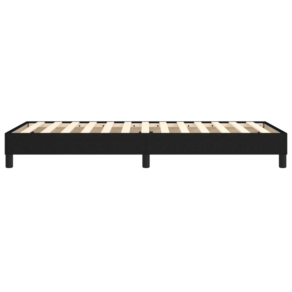Bettgestell ohne Matratze Schwarz 100x200 cm Stoff