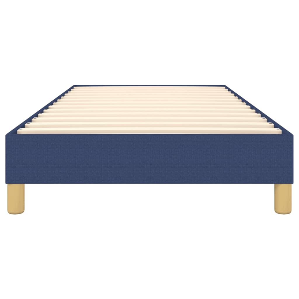 Bettgestell ohne Matratze Blau 80x200 cm Stoff