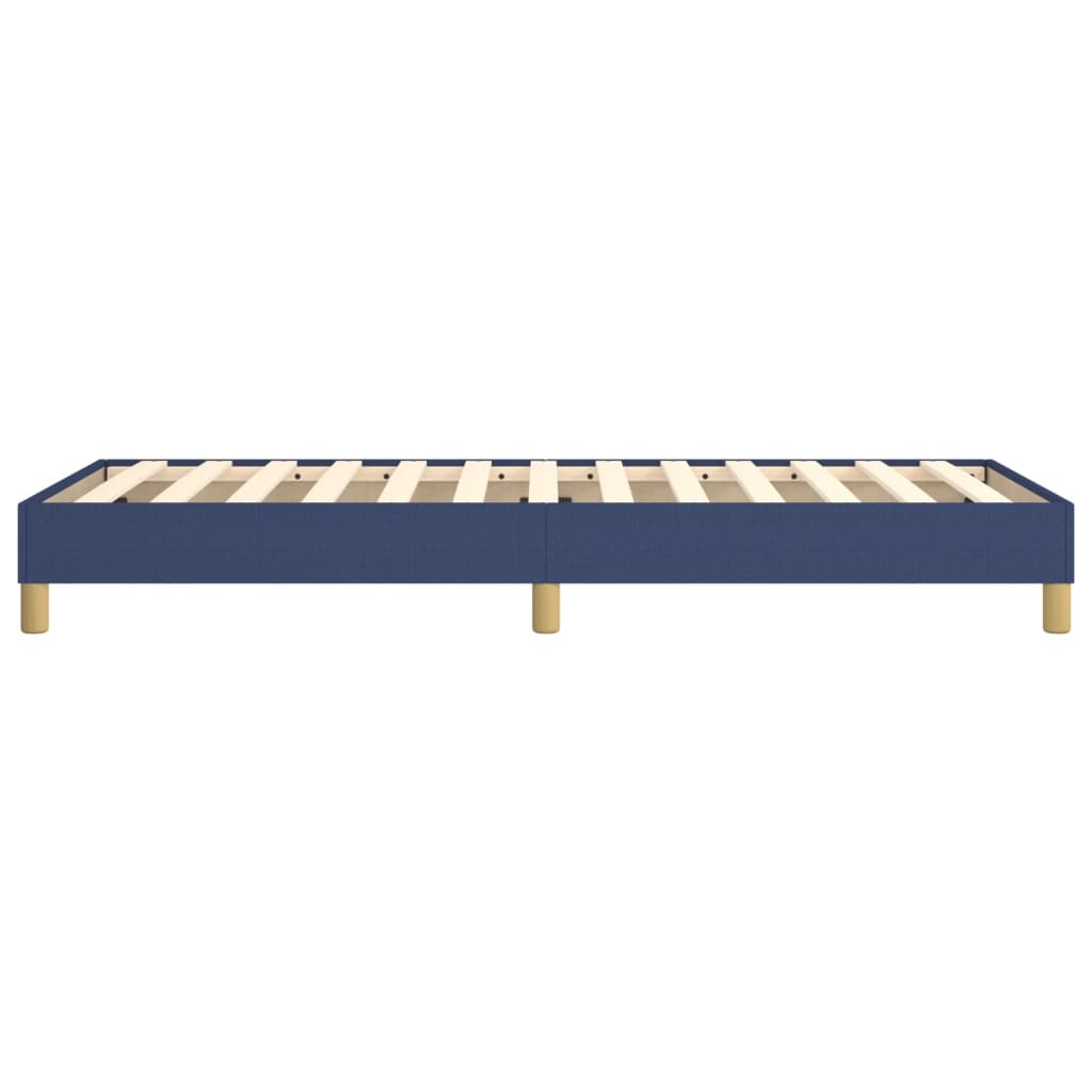 Bettgestell ohne Matratze Blau 80x200 cm Stoff