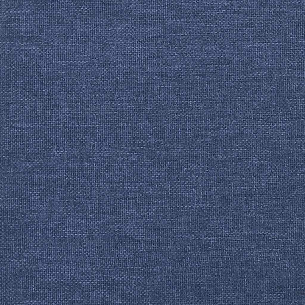 Bettgestell ohne Matratze Blau 80x200 cm Stoff