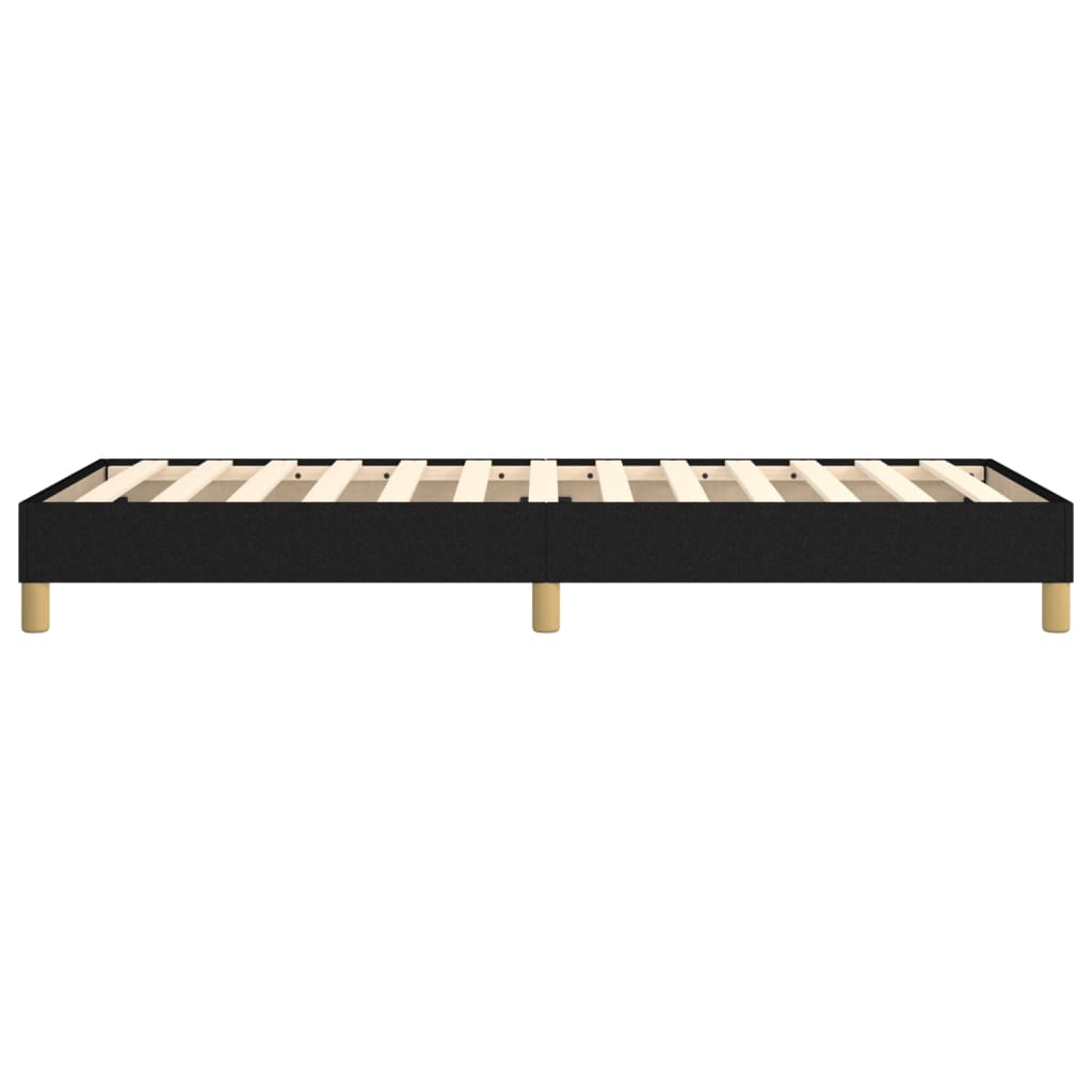 Bettgestell ohne Matratze Schwarz 90x200 cm Stoff
