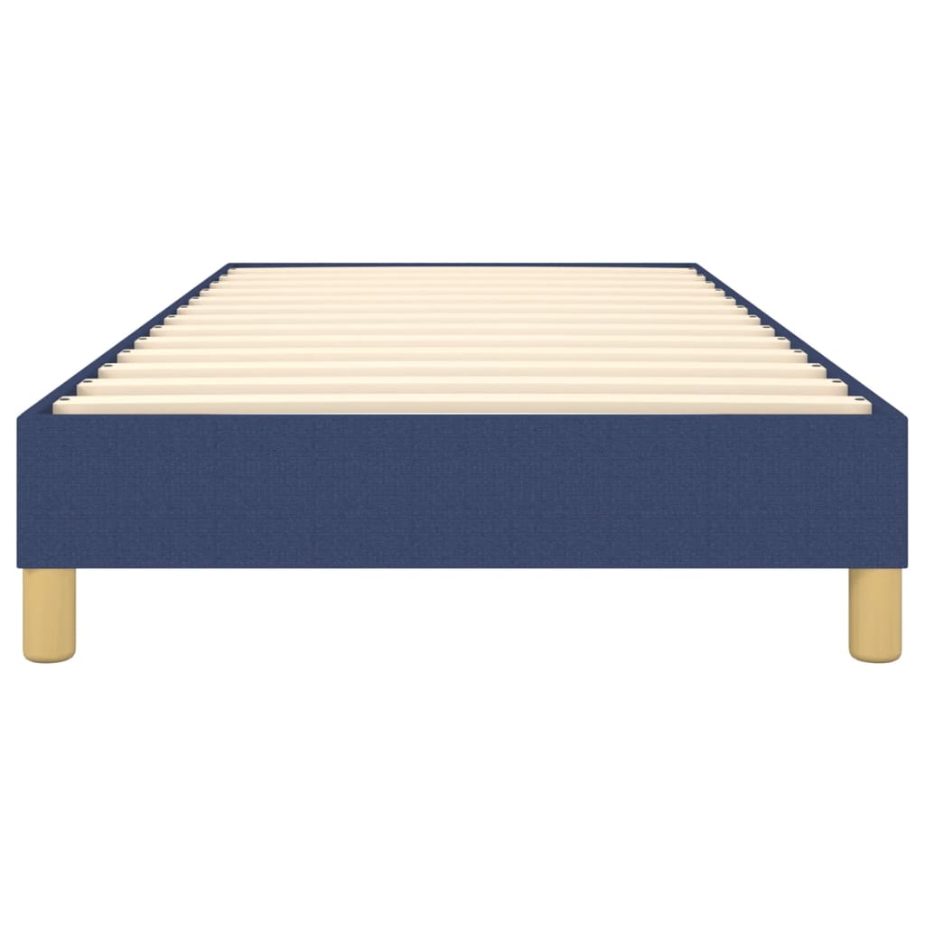 Bettgestell ohne Matratze Blau 90x200 cm Stoff