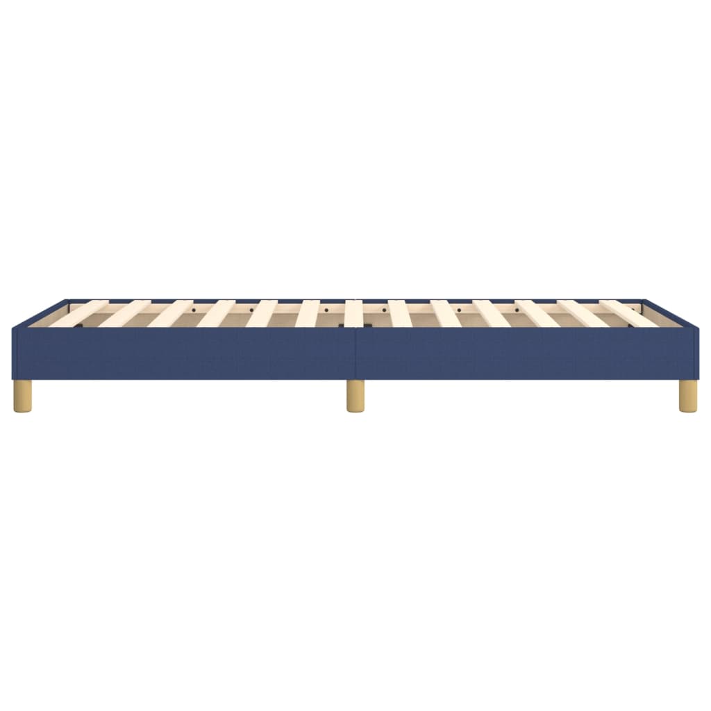 Bettgestell ohne Matratze Blau 90x200 cm Stoff