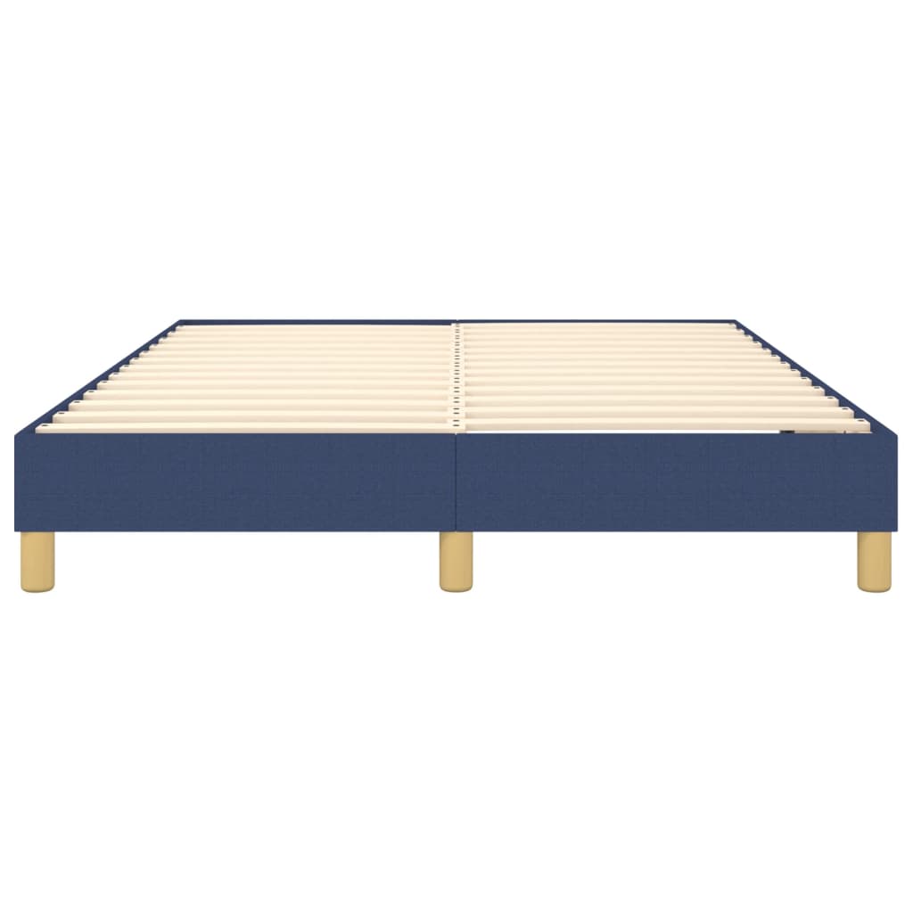 Bettgestell ohne Matratze Blau 140x190 cm Stoff