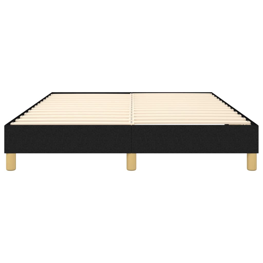 Bettgestell ohne Matratze Schwarz 140x200 cm Stoff