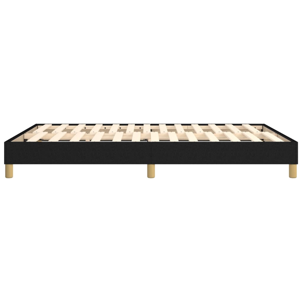 Bettgestell ohne Matratze Schwarz 140x200 cm Stoff