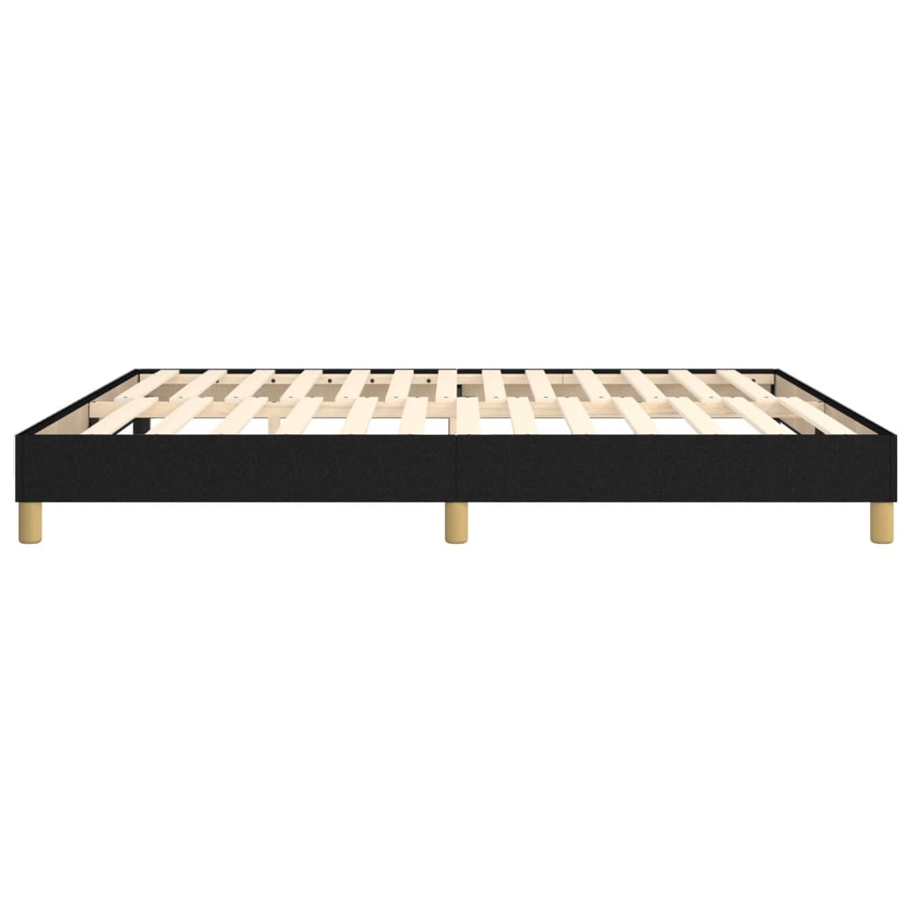 Bettgestell ohne Matratze Schwarz 180x200 cm Stoff