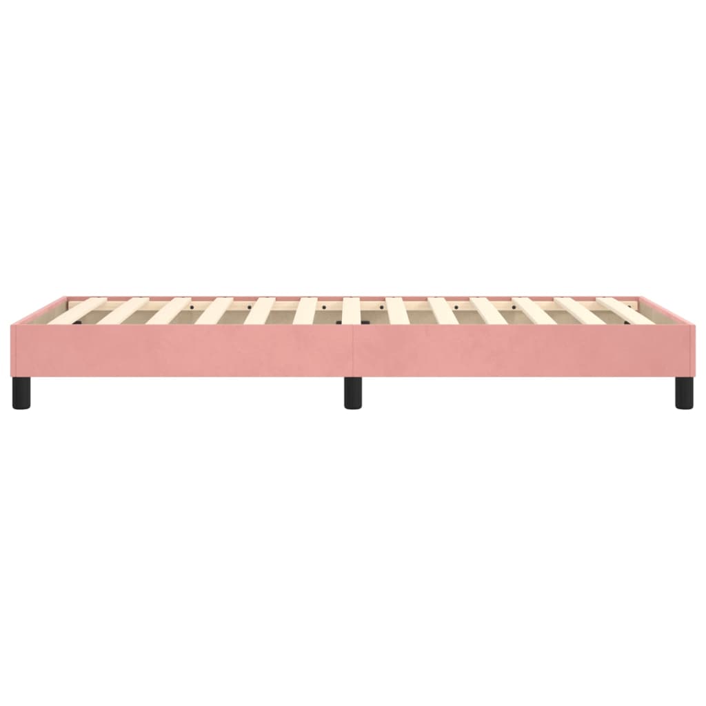 Bettgestell Rosa 100x200 cm Samt