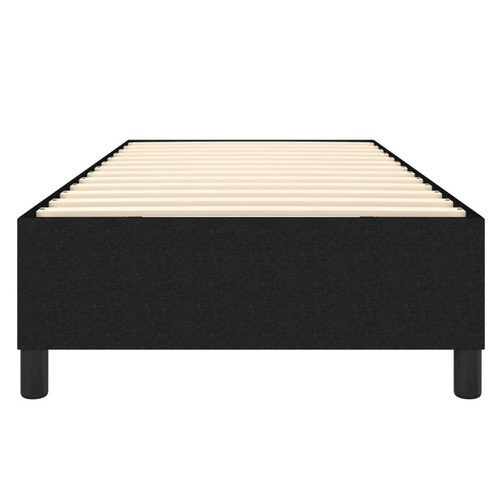 Bettgestell ohne Matratze Schwarz 80x200 cm Stoff