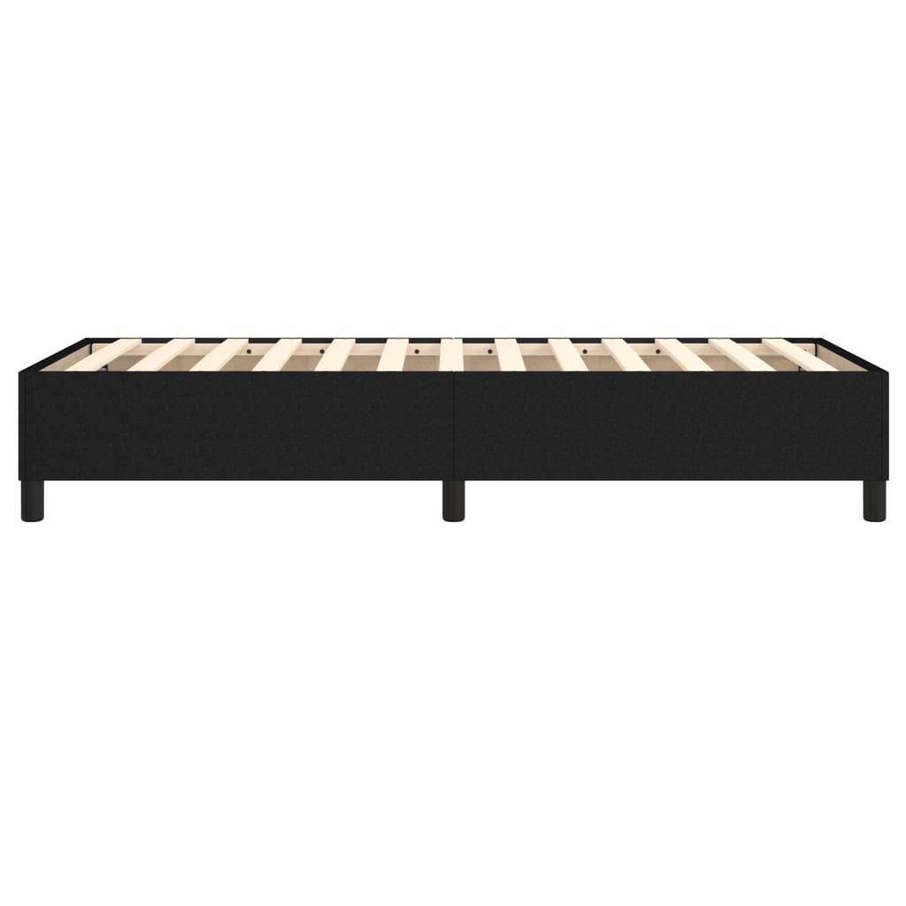 Bettgestell ohne Matratze Schwarz 80x200 cm Stoff