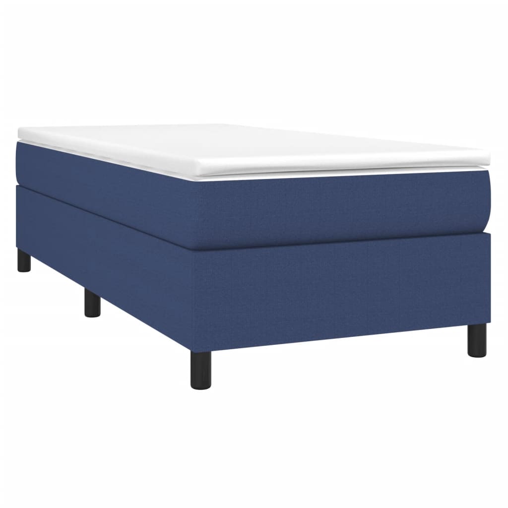 Bettgestell ohne Matratze Blau 80x200 cm Stoff