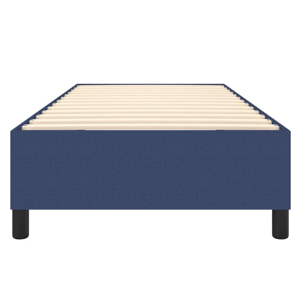 Bettgestell ohne Matratze Blau 80x200 cm Stoff