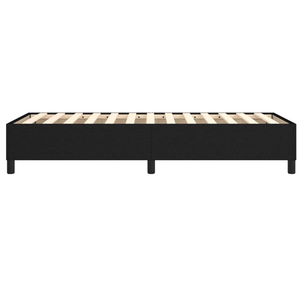 Bettgestell ohne Matratze Schwarz 90x190 cm Stoff