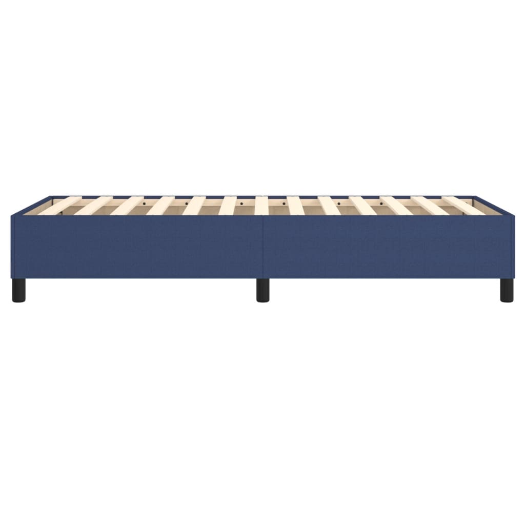 Bettgestell ohne Matratze Blau 90x190 cm Stoff