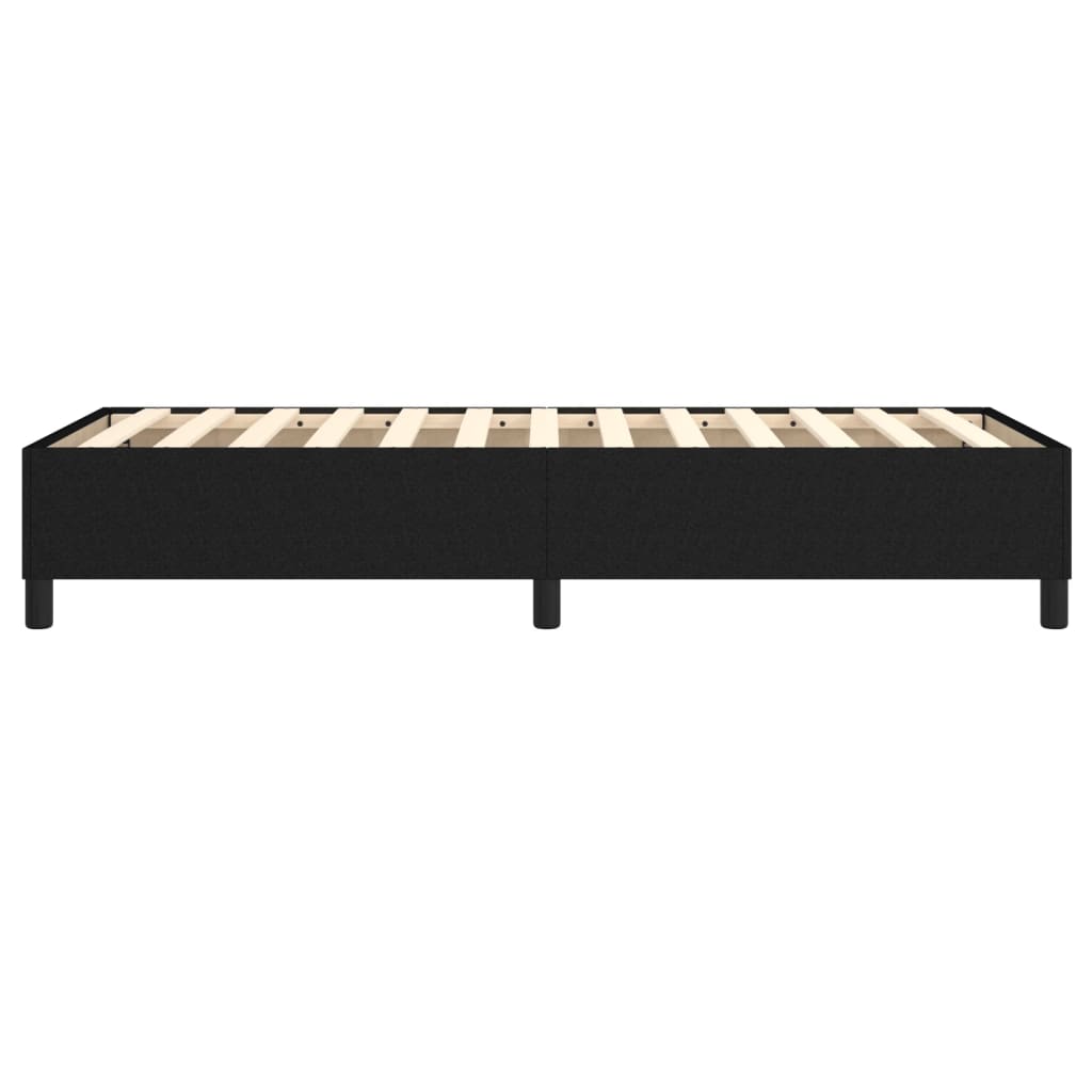 Bettgestell ohne Matratze Schwarz 90x200 cm Stoff