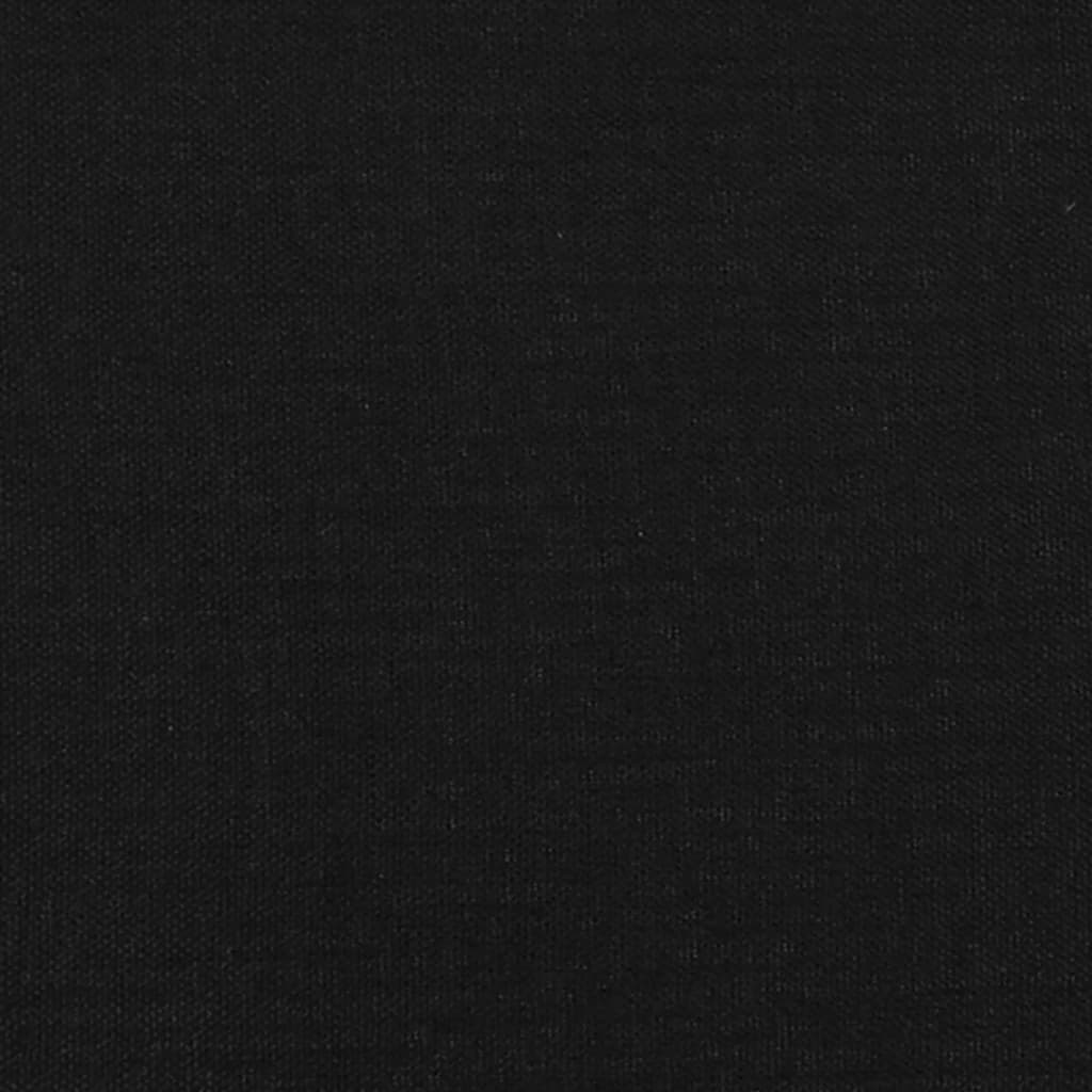 Bettgestell ohne Matratze Schwarz 90x200 cm Stoff