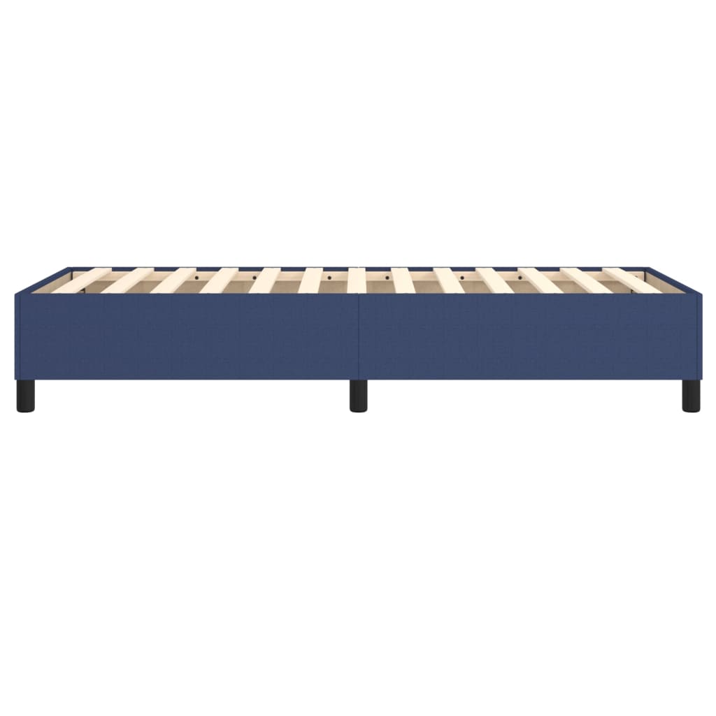 Bettgestell ohne Matratze Blau 90x200 cm Stoff