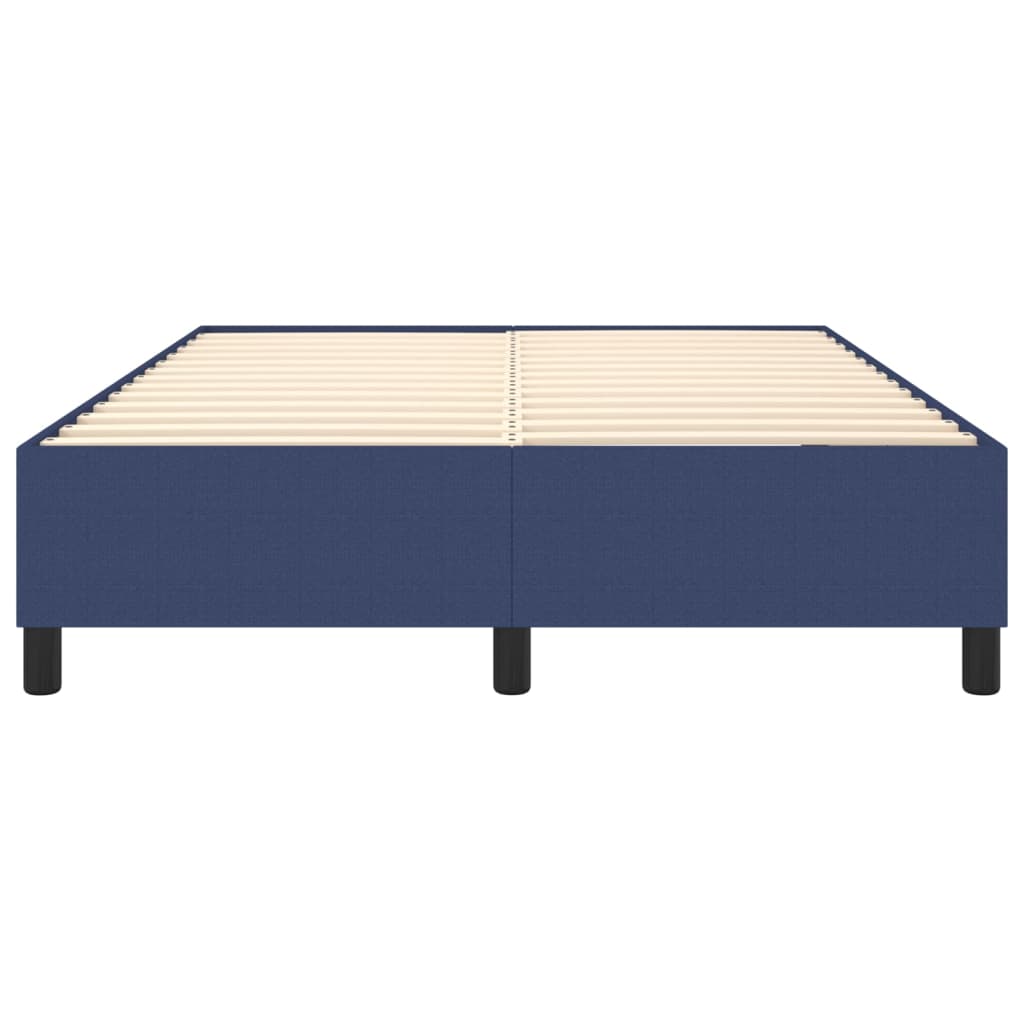 Bettgestell ohne Matratze Blau 140x190 cm Stoff