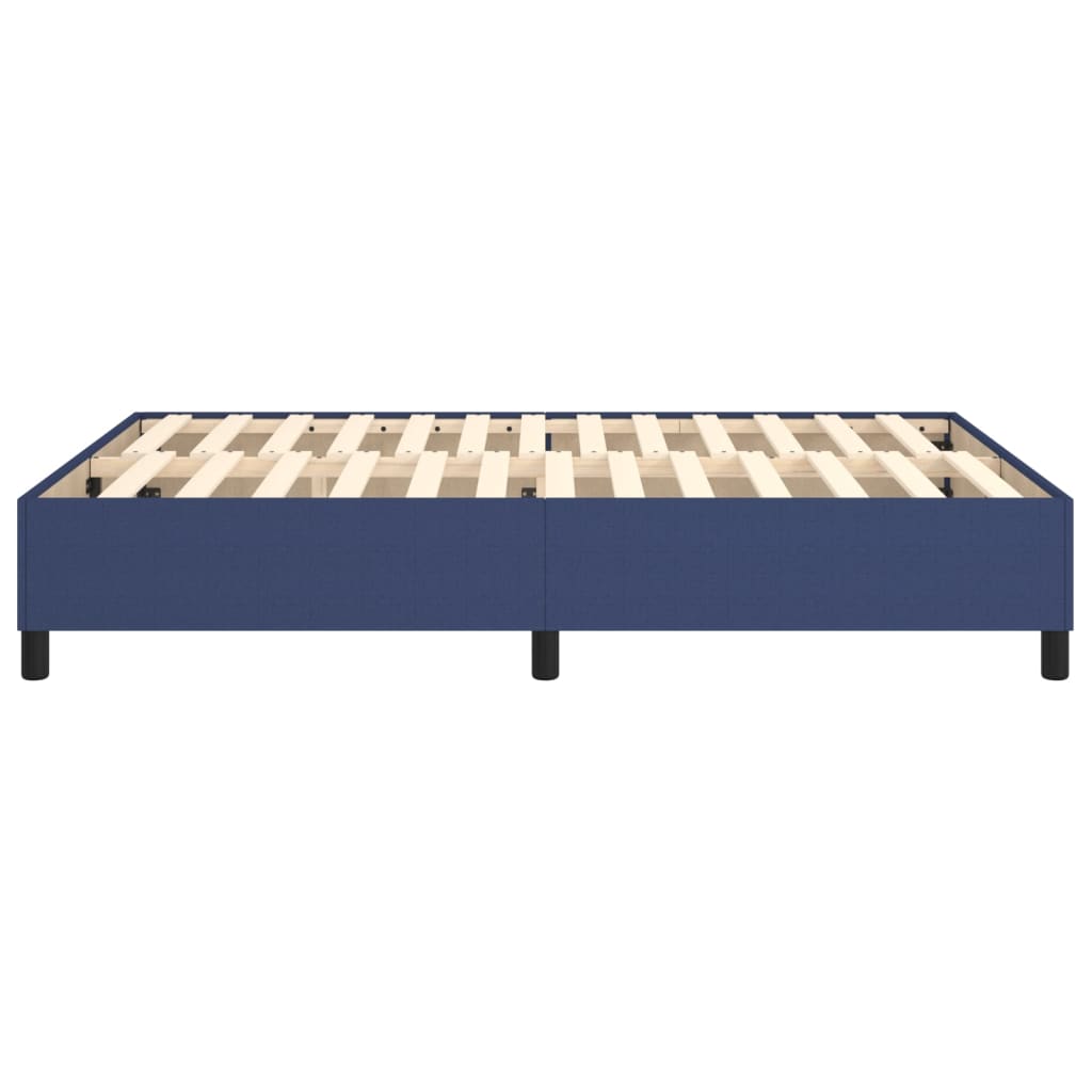 Bettgestell ohne Matratze Blau 140x190 cm Stoff