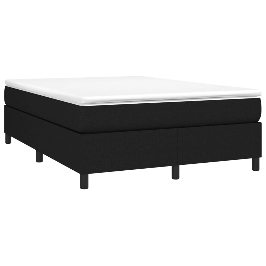Bettgestell ohne Matratze Schwarz 140x200 cm Stoff
