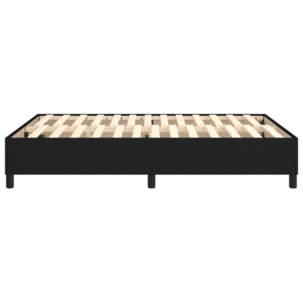 Bettgestell ohne Matratze Schwarz 140x200 cm Stoff