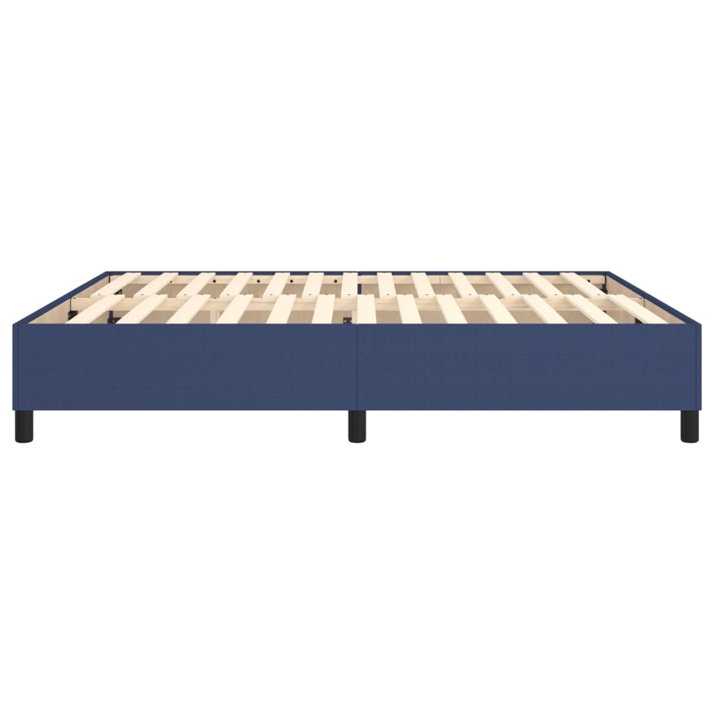 Bettgestell ohne Matratze Blau 180x200 cm Stoff