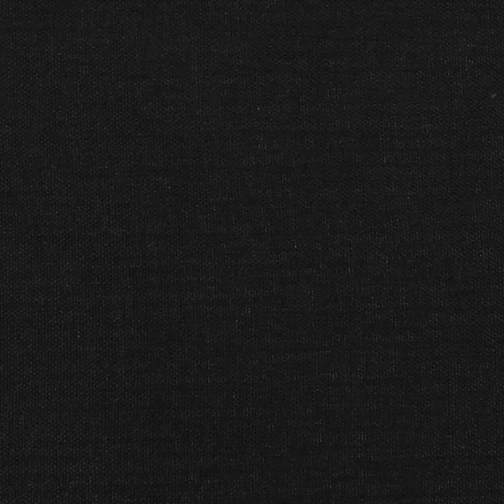 Bettgestell ohne Matratze Schwarz 90x200 cm Stoff