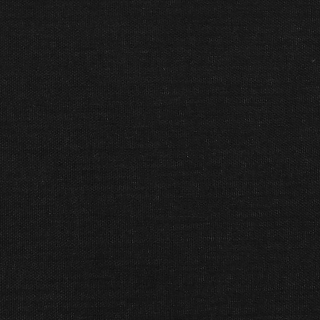 Bettgestell ohne Matratze Schwarz 90x200 cm Stoff