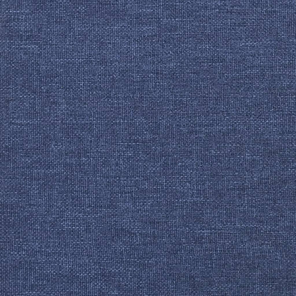 Bettgestell ohne Matratze Blau 90x200 cm Stoff