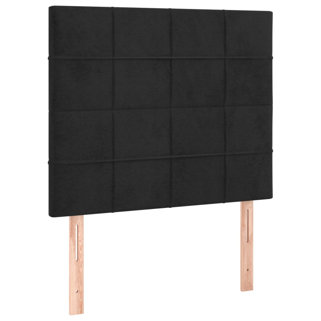 Bettgestell ohne Matratze Schwarz 120x200 cm Samt