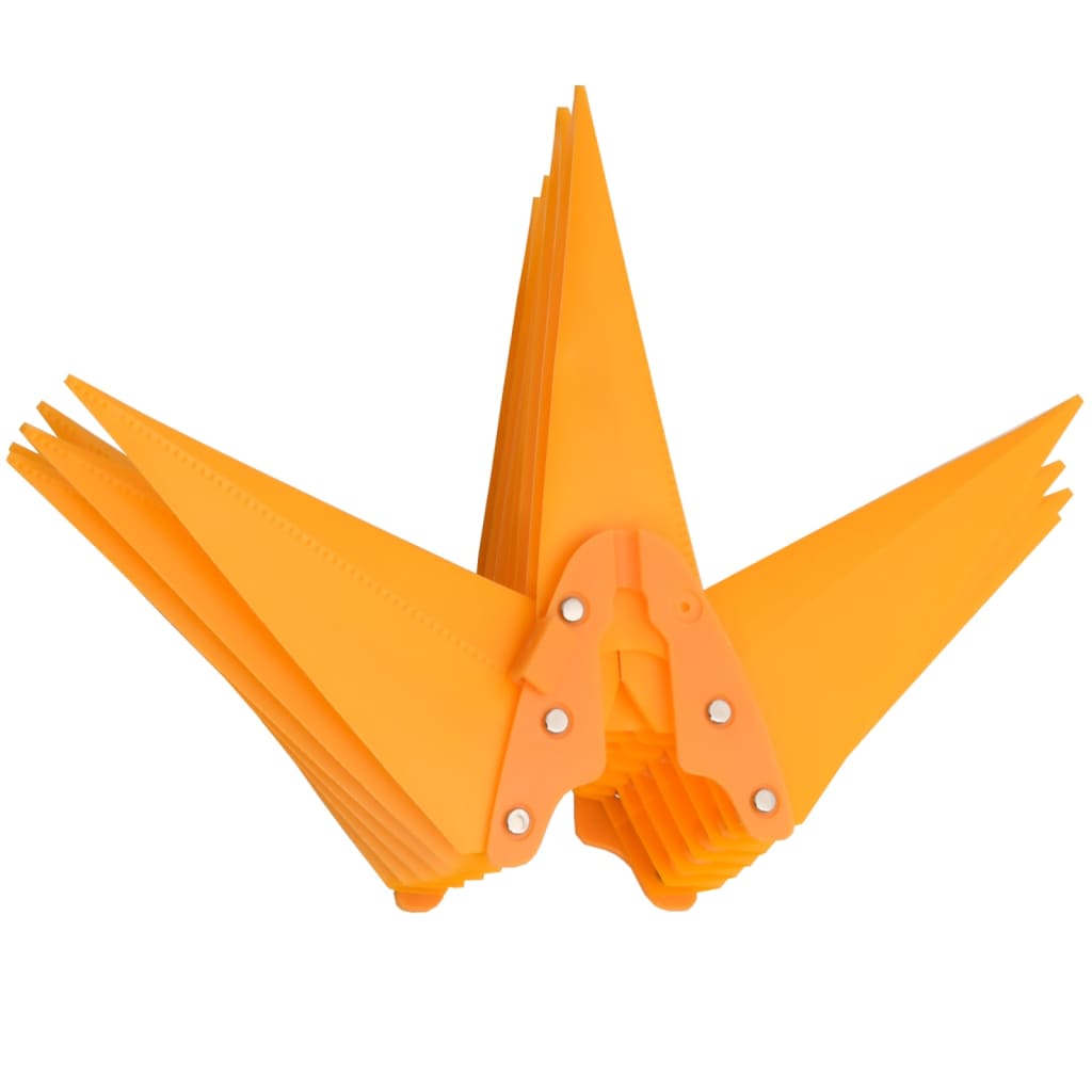 LED Christmas star with ground spike foldable yellow 57 cm