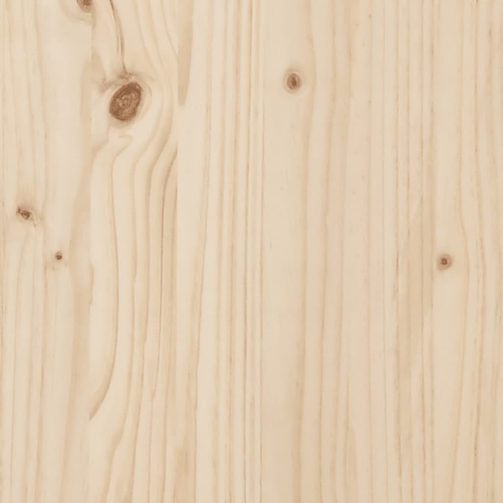 Plant pot picket fence design 40x40x40 cm solid pine wood