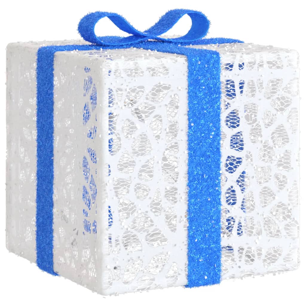 Coffrets cadeaux lumineux 3 pièces 64 LED blanc chaud