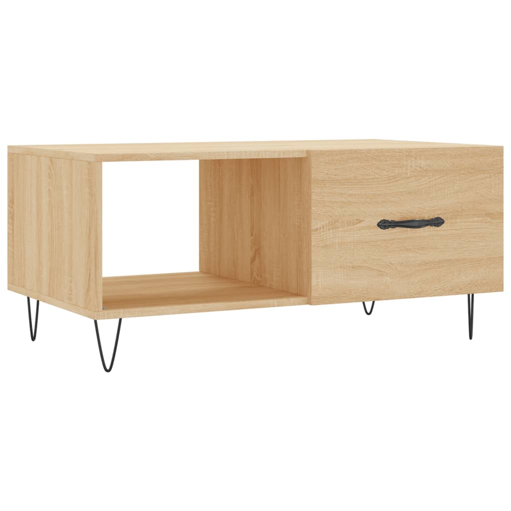 Coffee table Sonoma oak 90x50x40 cm made of wood