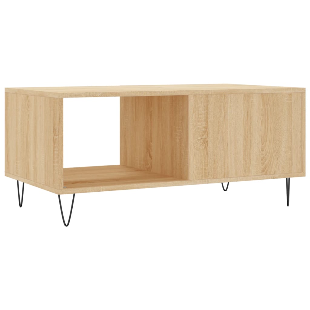 Coffee table Sonoma oak 90x50x40 cm made of wood