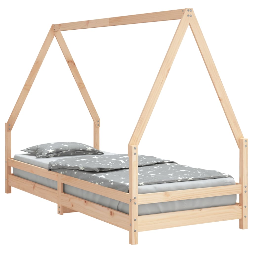 Children's bed 80x200 cm solid pine wood