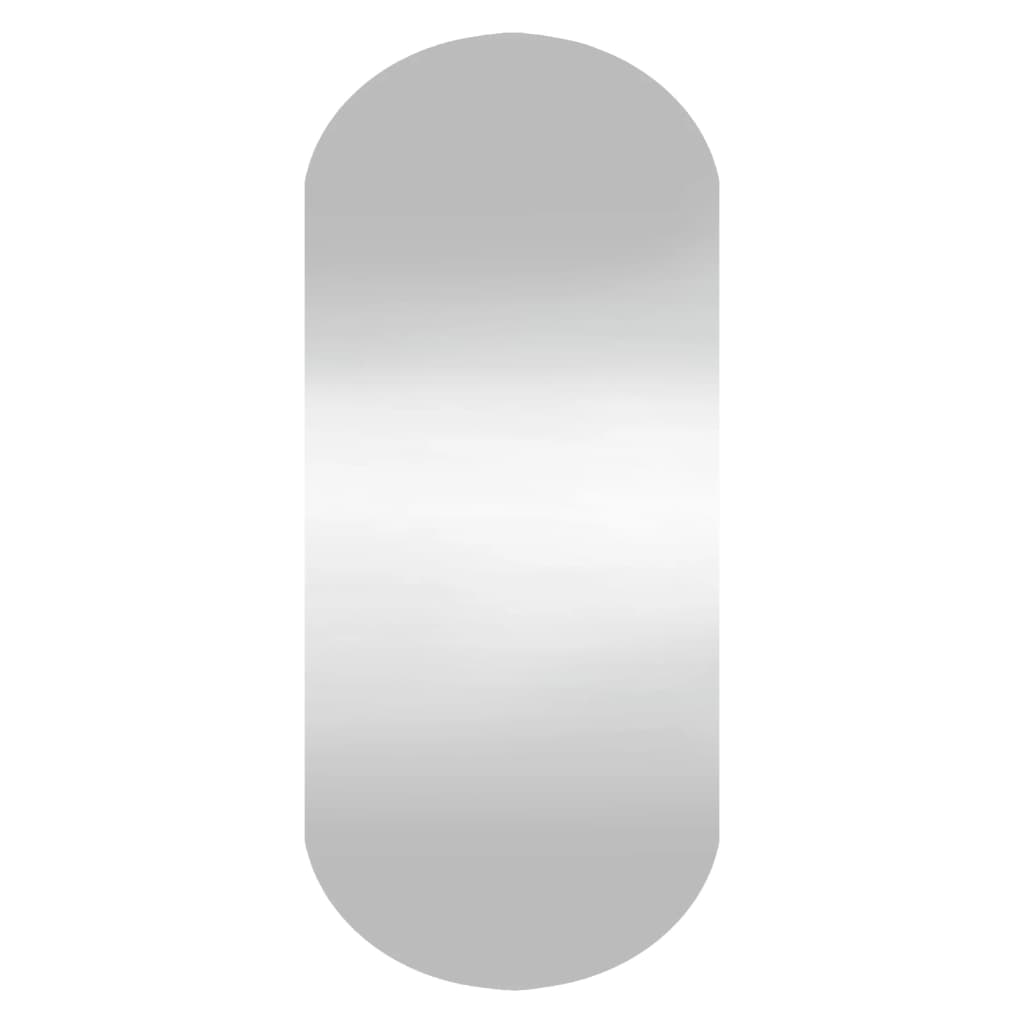 Miroir mural 25x60 cm verre ovale