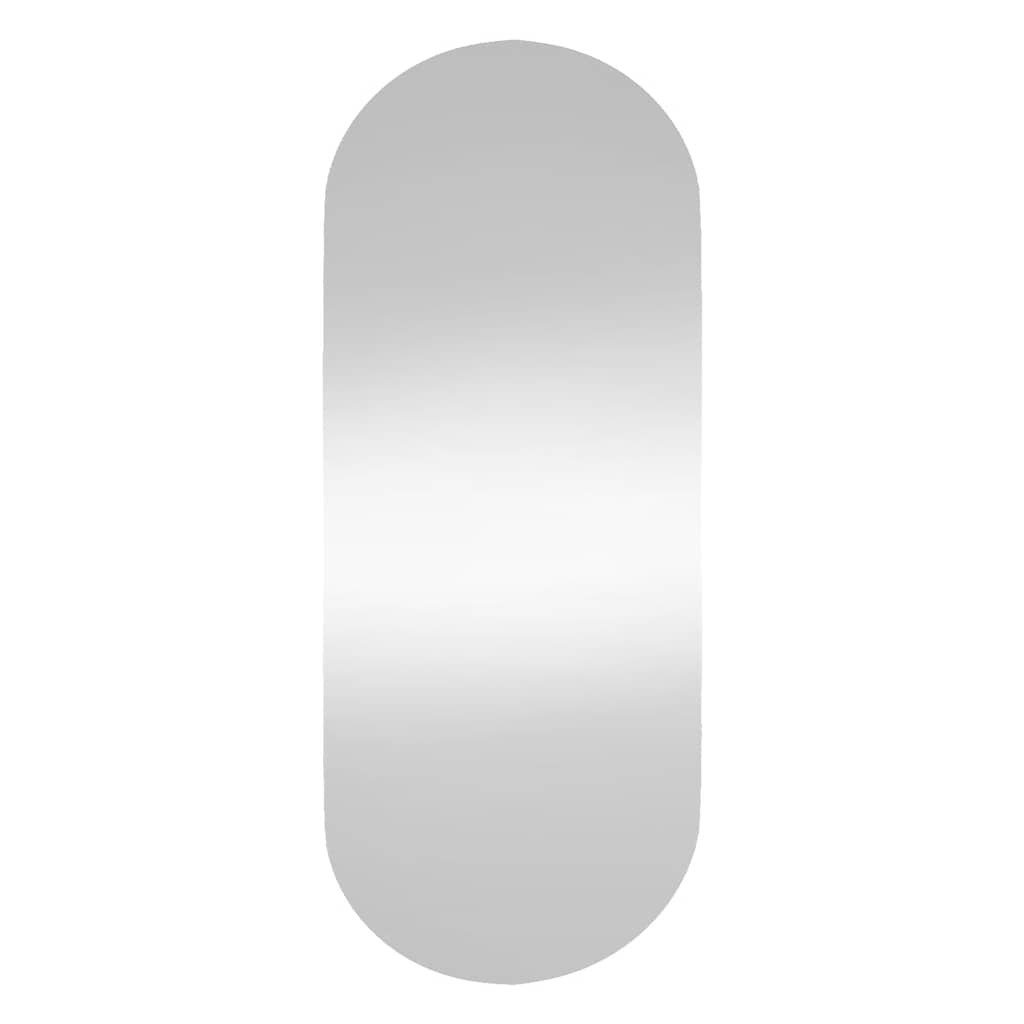Miroir mural 25x60 cm verre ovale