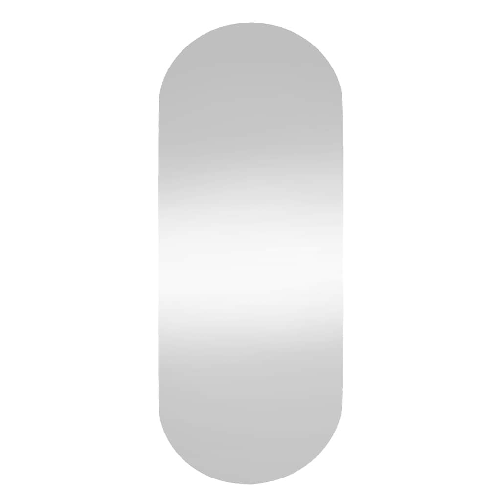 Miroir mural 30x70 cm verre ovale