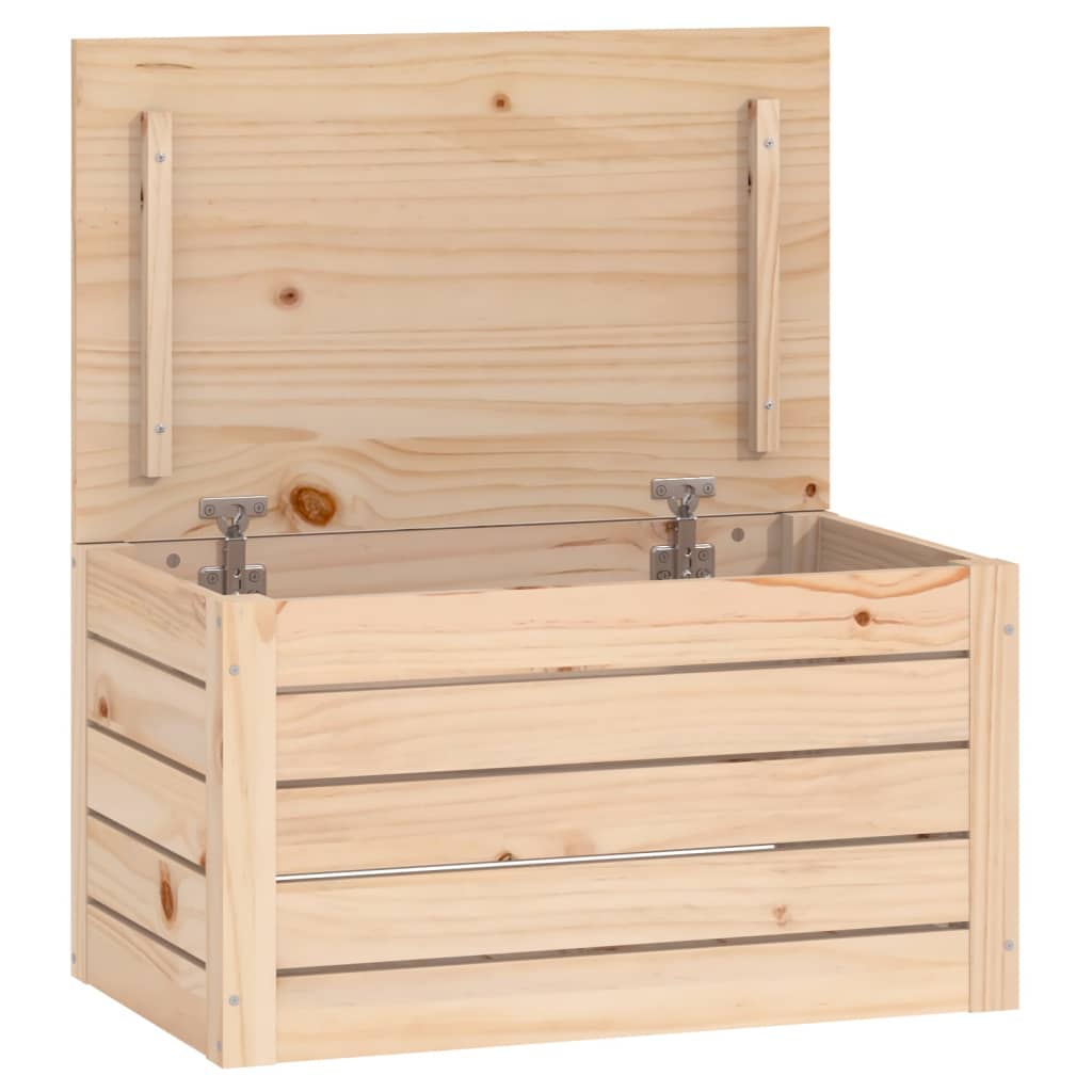 Coffre 59,5x36,5x33 cm en bois de pin massif
