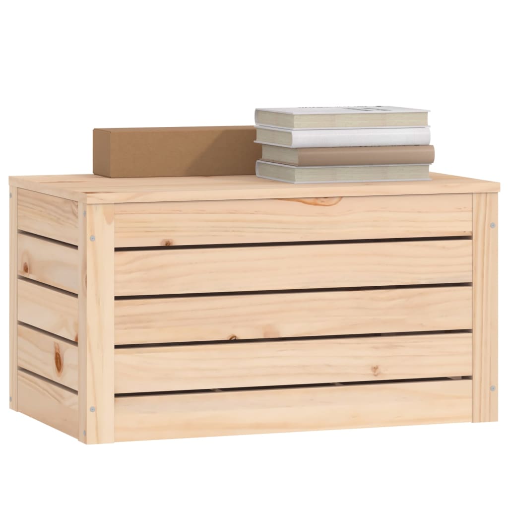 Coffre 59,5x36,5x33 cm en bois de pin massif