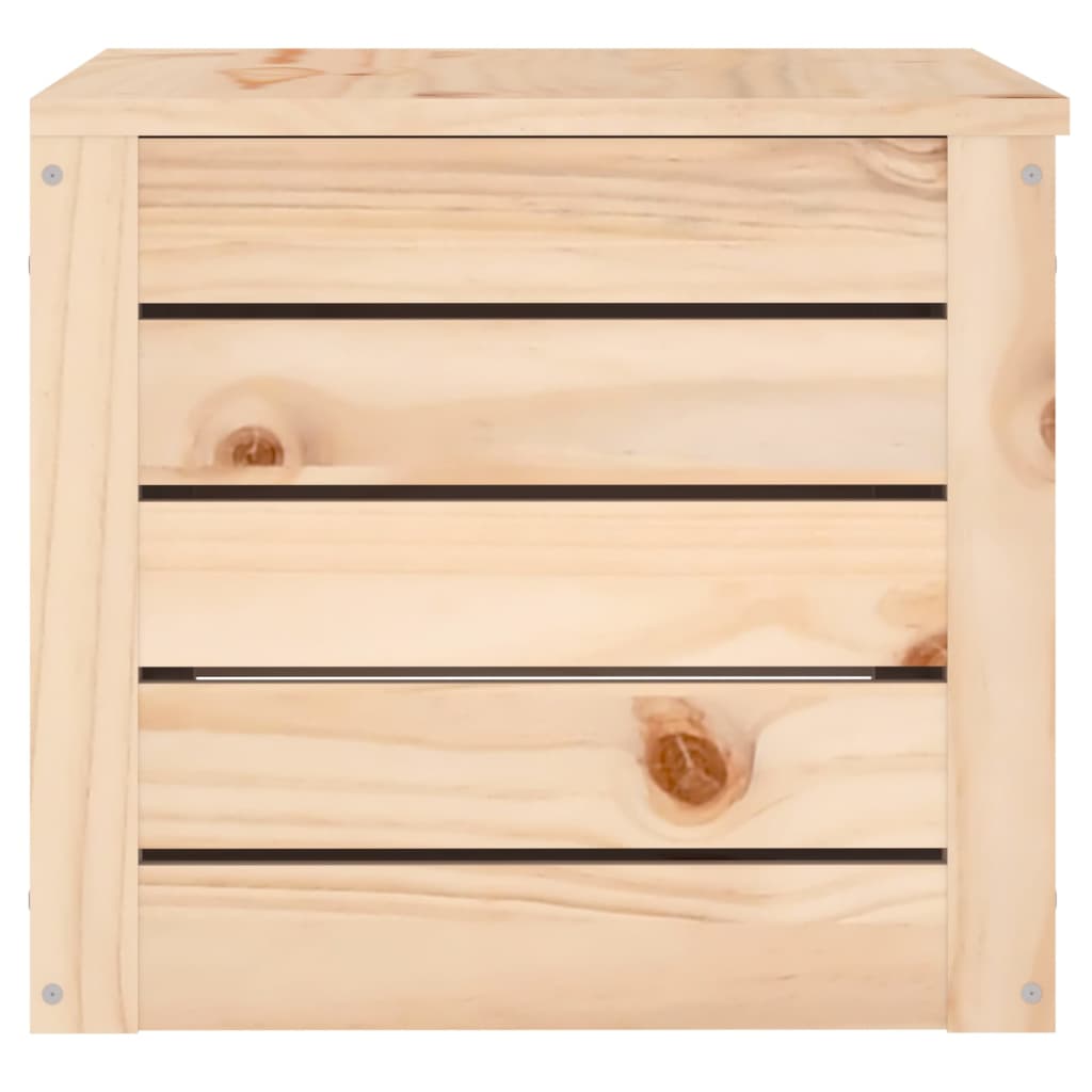 Coffre 59,5x36,5x33 cm en bois de pin massif