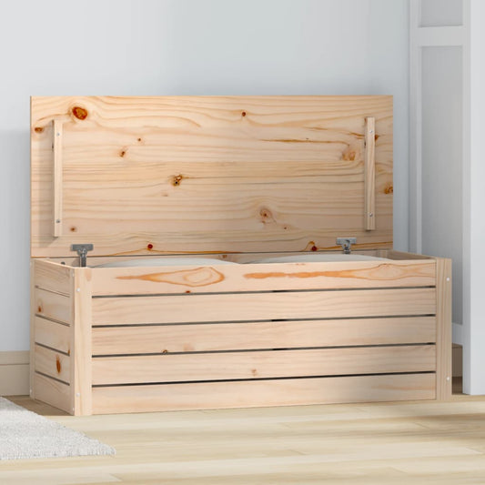 Coffre 89x36,5x33 cm en bois de pin massif