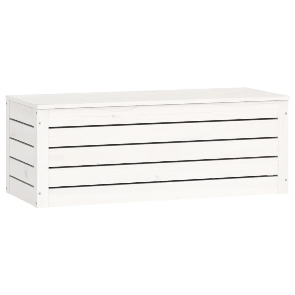 Chest white 89x36.5x33 cm solid pine wood