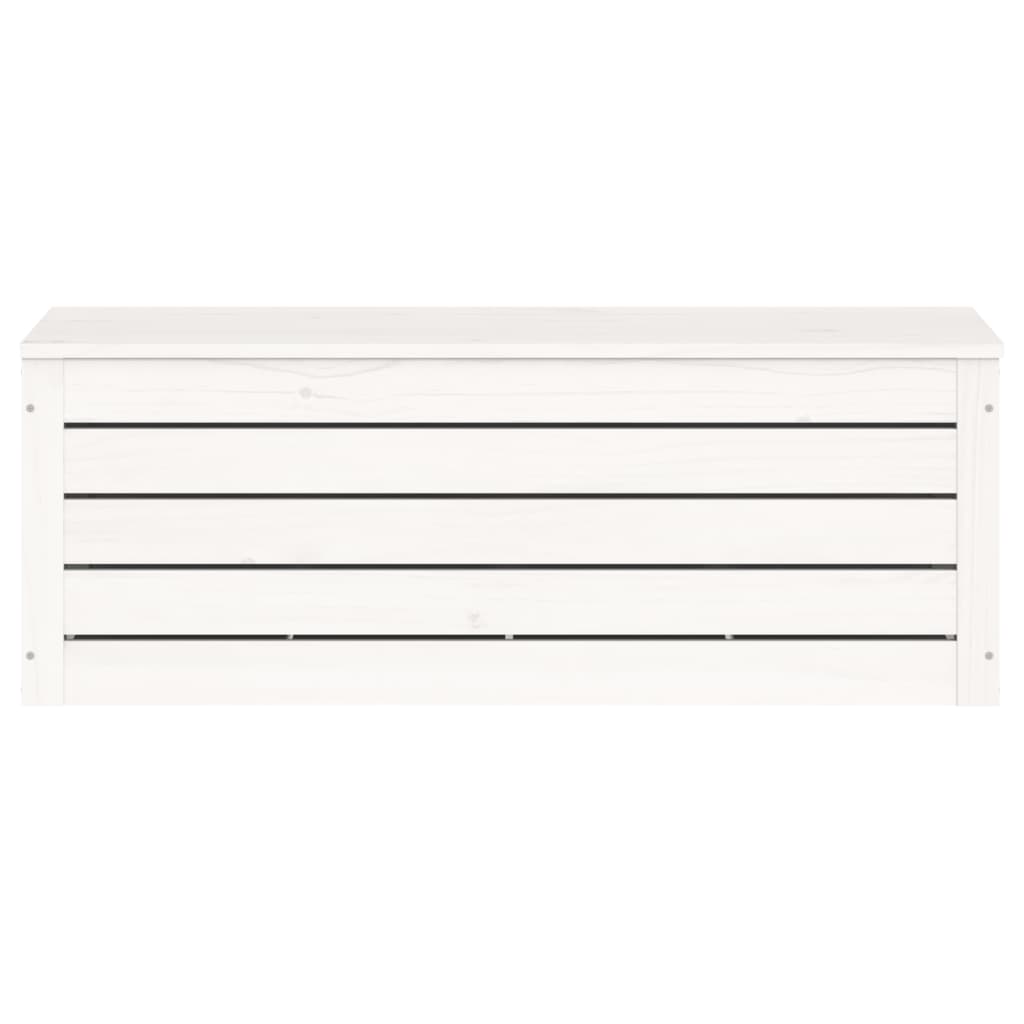 Chest white 89x36.5x33 cm solid pine wood