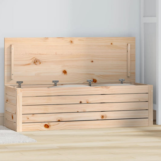 Coffre 109x36,5x33 cm en bois de pin massif