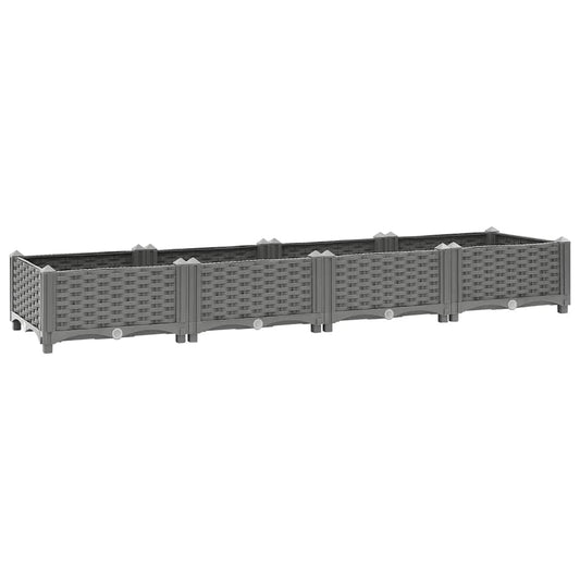 Raised bed 160x40x23 cm polypropylene