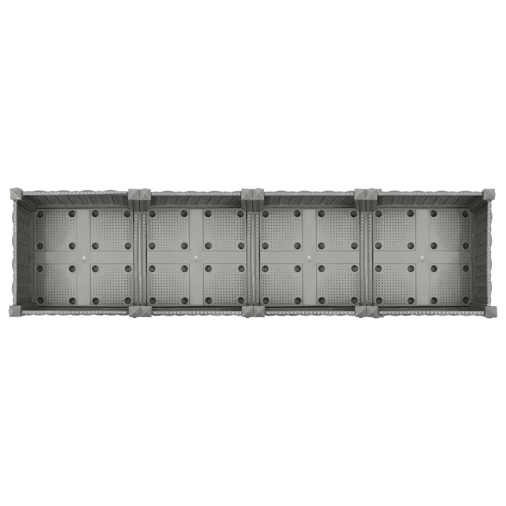 Raised bed 160x40x23 cm polypropylene