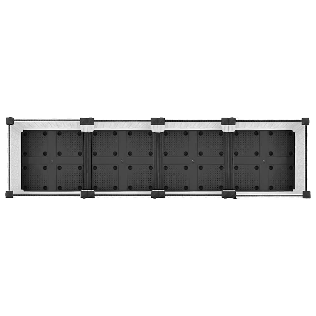Raised bed 160x40x23 cm polypropylene