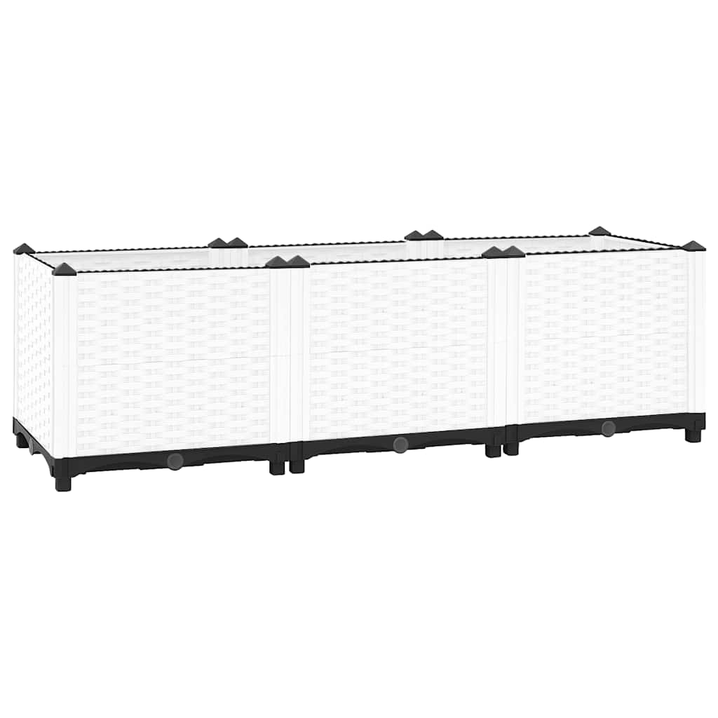 Raised bed 120x40x38 cm polypropylene